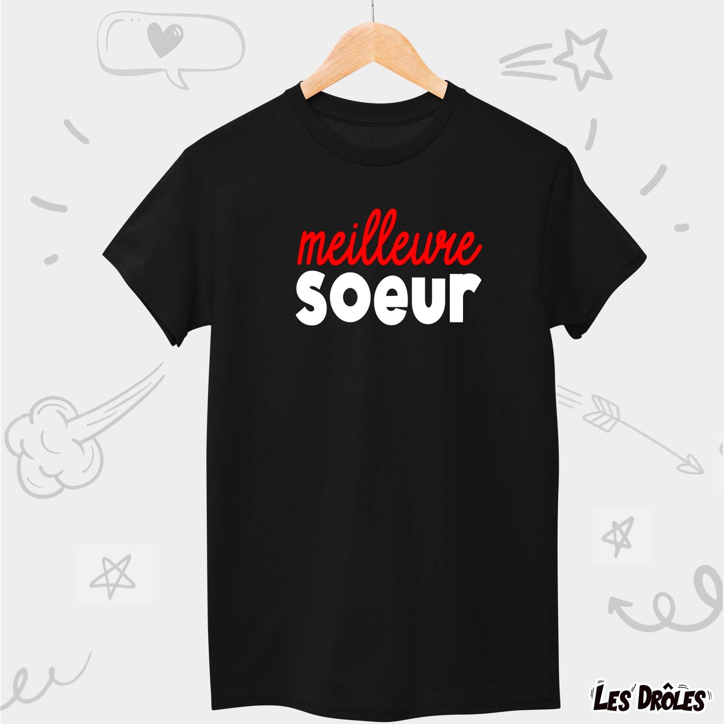 T-shirt Meilleure Soeur Inédit