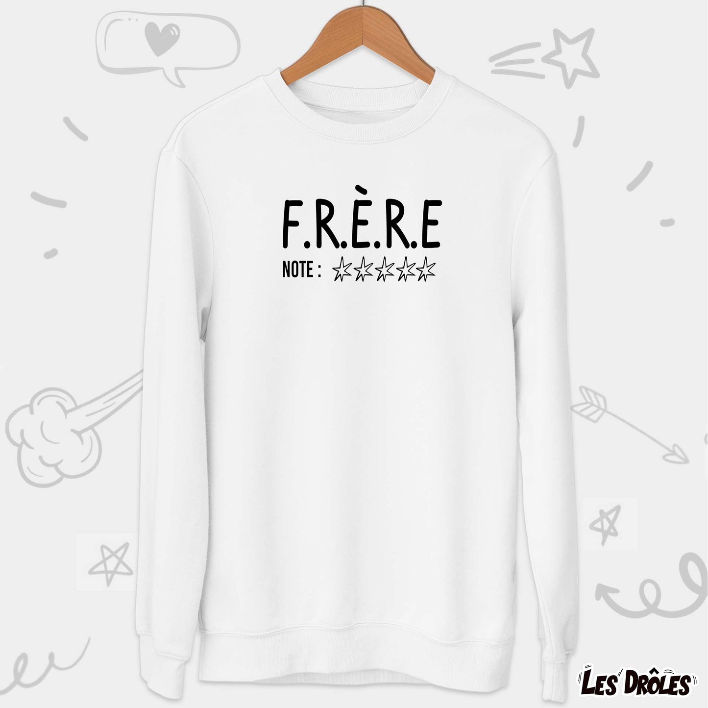 Sweat Frère 5 étoiles
