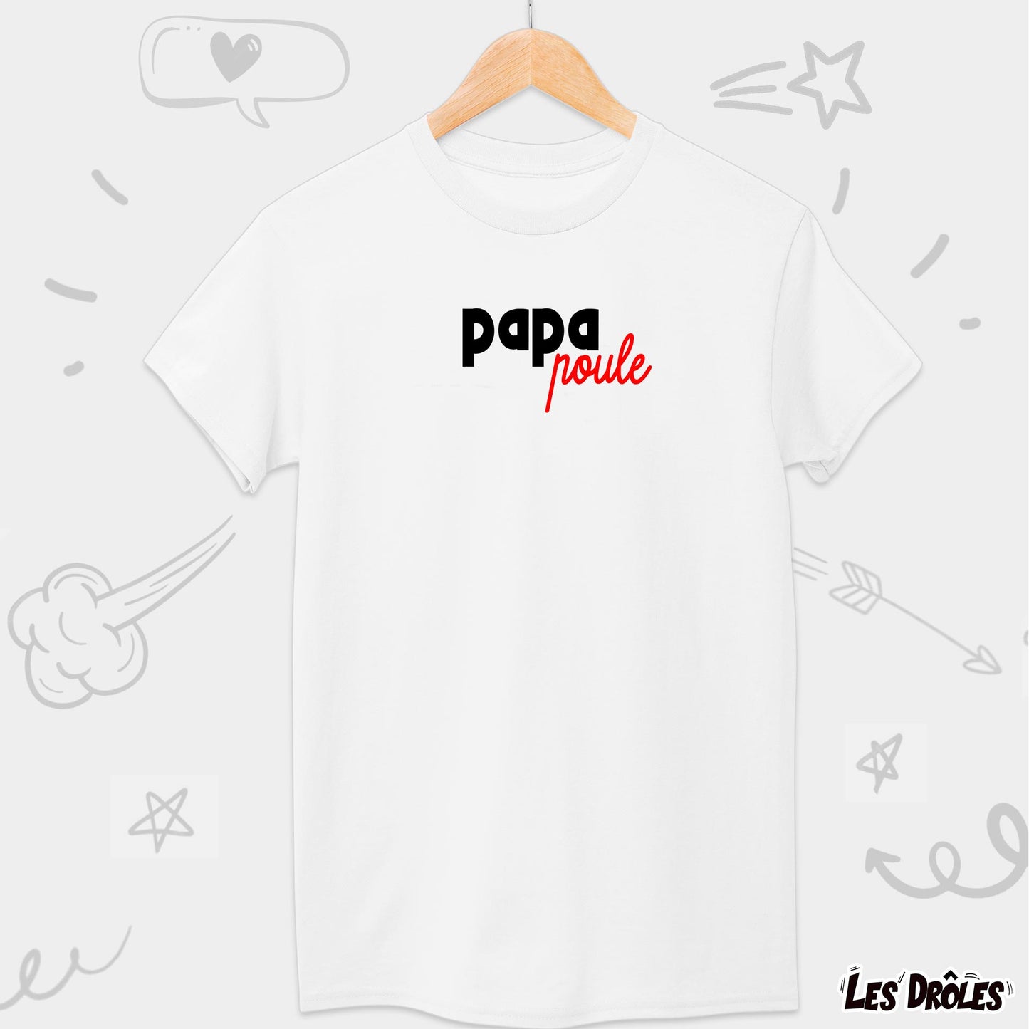Tshirt Papa Poule