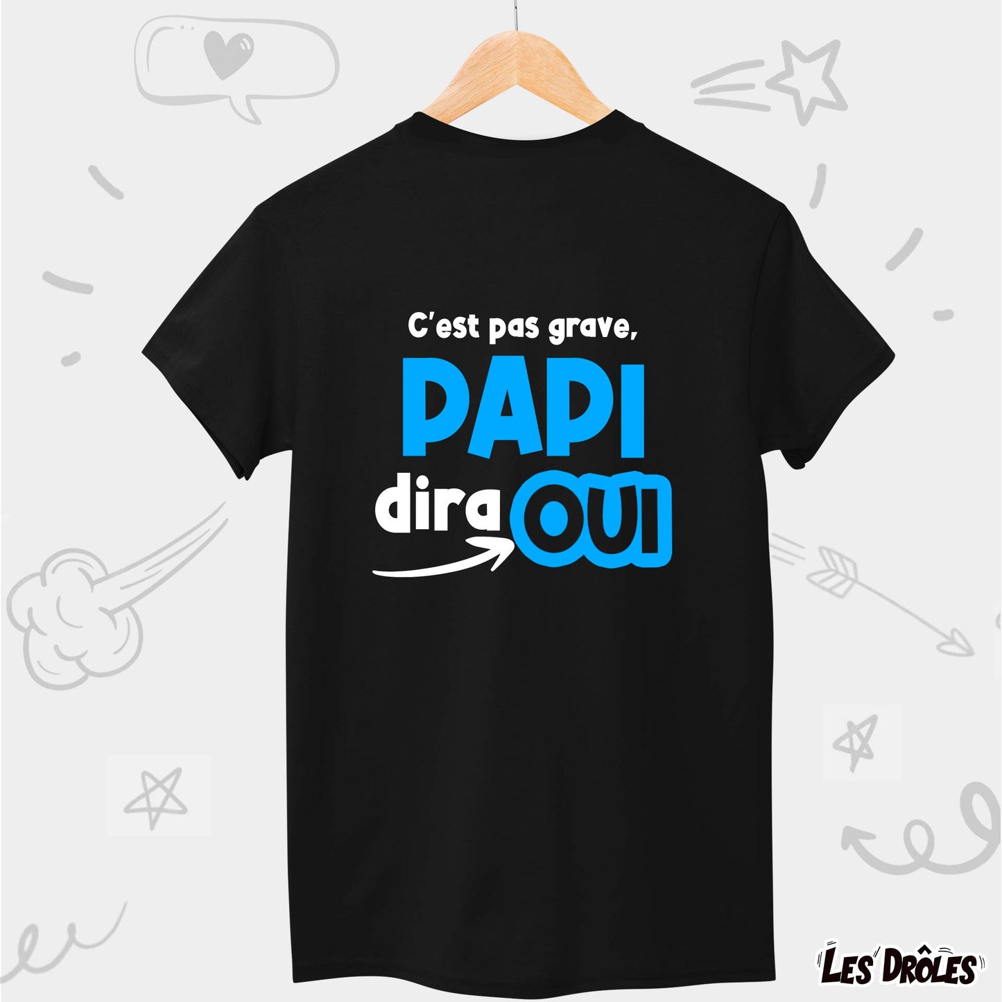 DIRA OUI PAPI | T-shirt drôle enfant