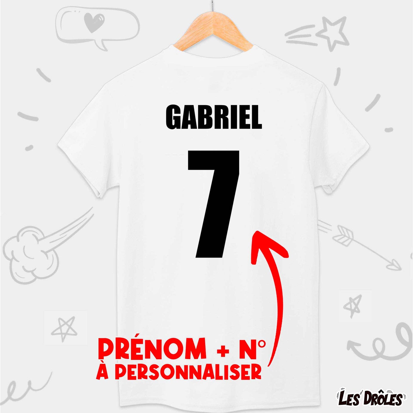 T-shirt Enfant Personnalisation Football