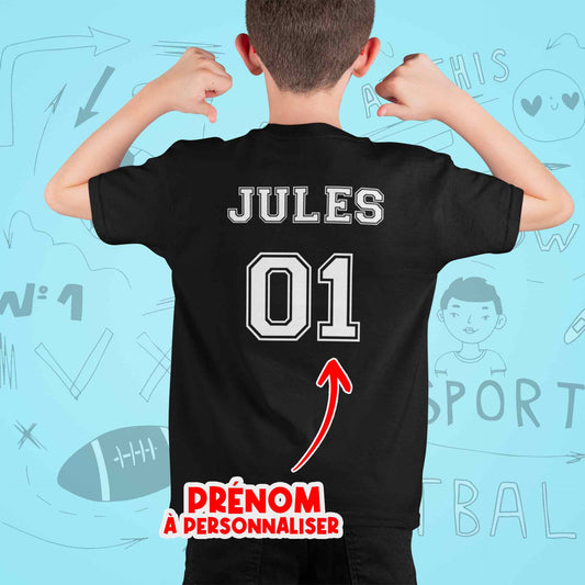 T-shirt Enfant Personnalisation Foot Américain
