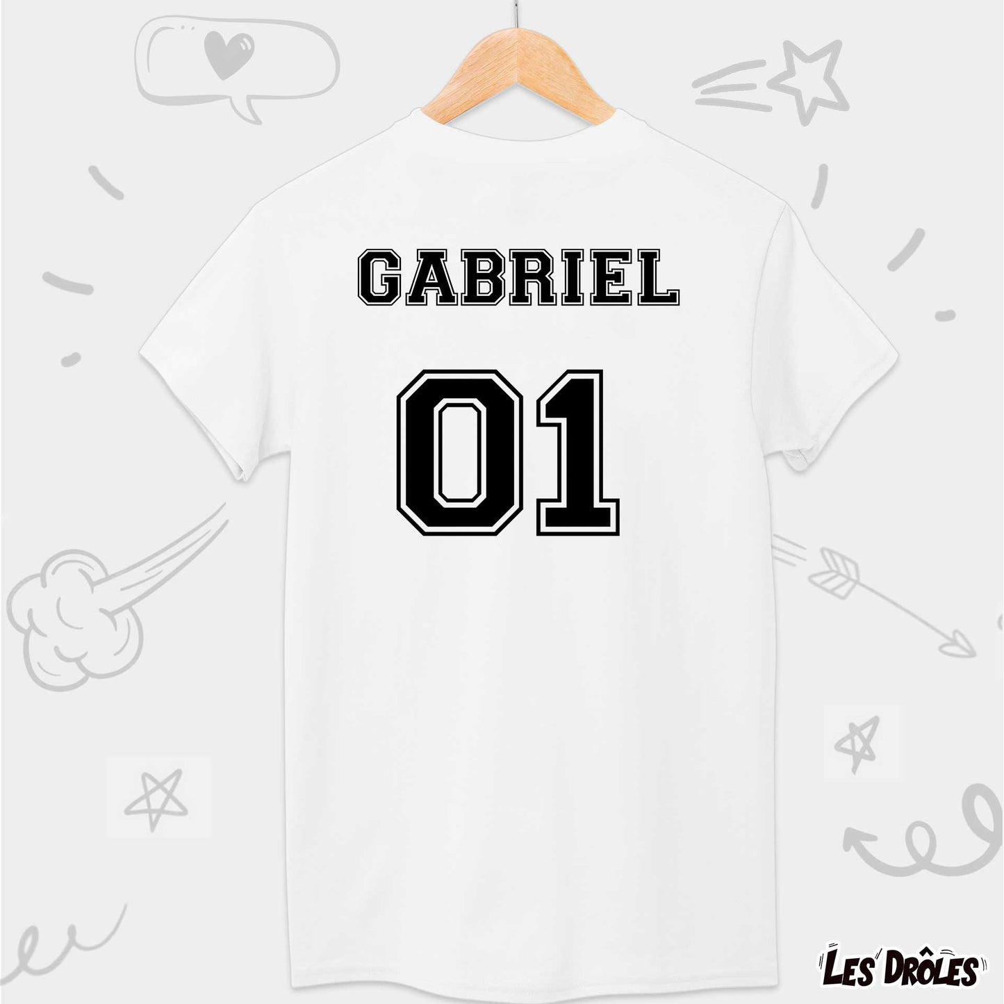 T-shirt Enfant Personnalisation Foot Américain