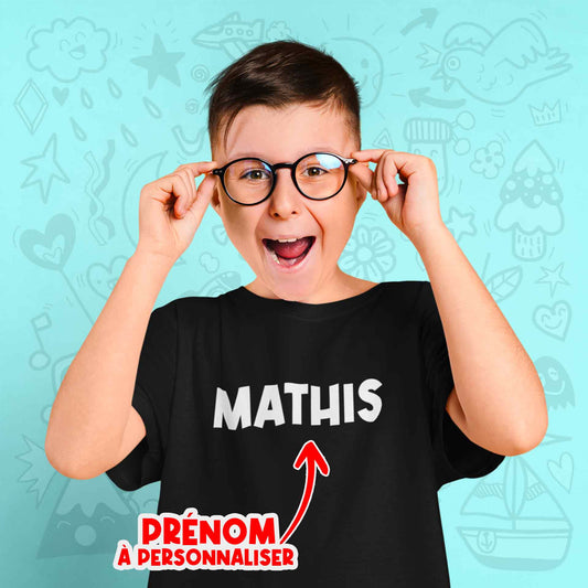 T-shirt Enfant Personnalisation Prénom