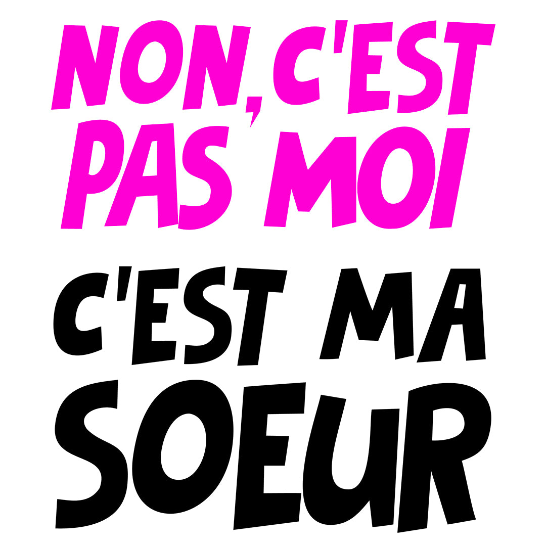 C'EST MA SOEUR | Pull Enfant Drôle