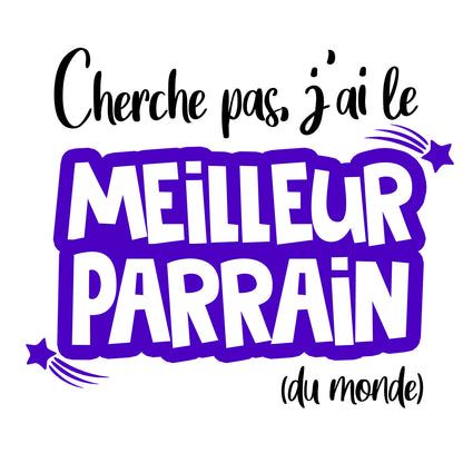 MEILLEUR PARRAIN | T-shirt drôle enfant