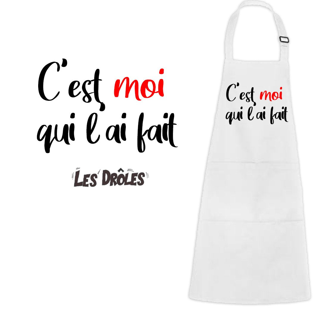 OFFRE LANCEMENT | Tablier de cuisine "C'EST MOI QUI L'AI FAIT"