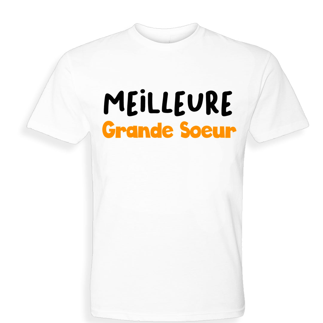 Meilleure grande soeur t-shirt enfant