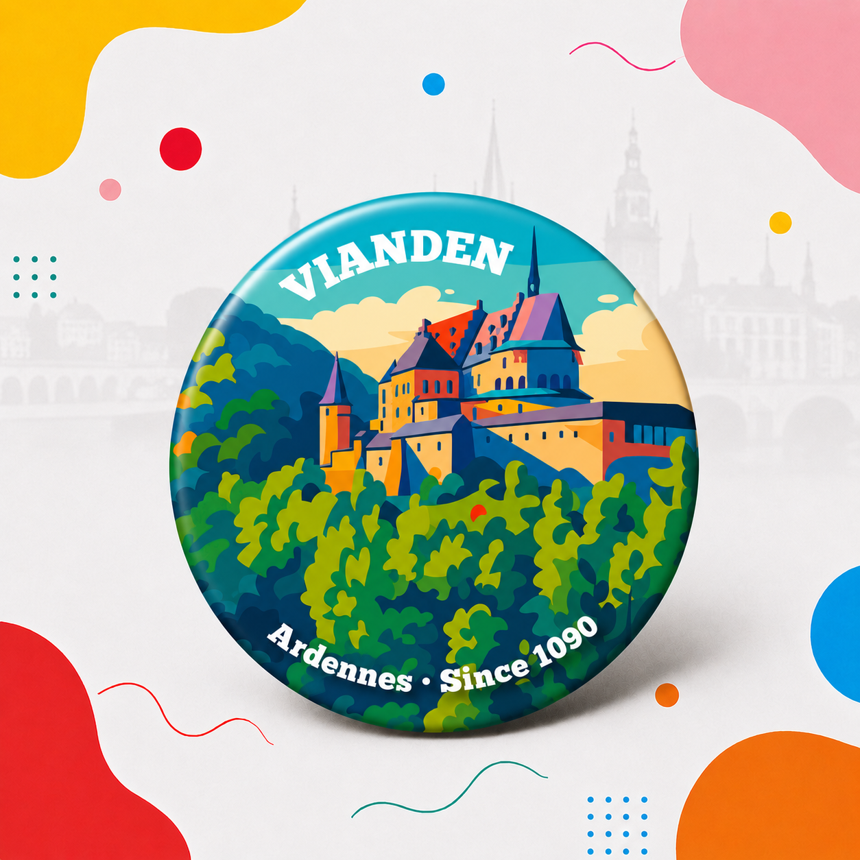 Pack de 6 Magnets Luxembourg – La Collection Complète