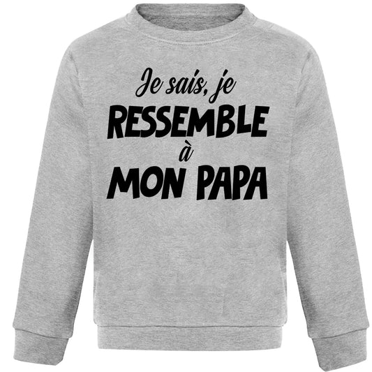 RESSEMBLE À PAPA | Pull Enfant Drôle