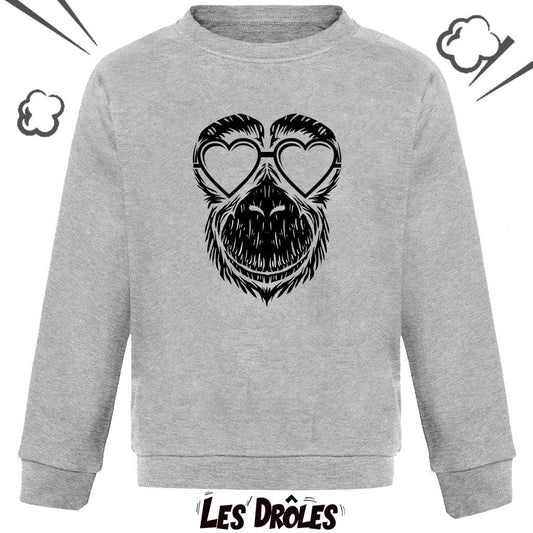 OFFRE LANCEMENT | Pull Enfant Drôle "SINGE LOVE"