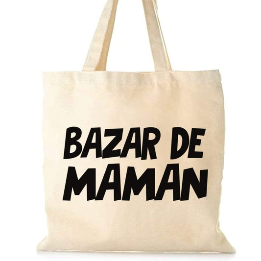 TOTE BAG " BAZAR DE MAMAN"